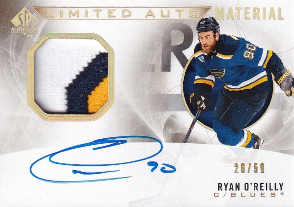 AUTO patch karta RYAN O´REILLY 20-21 SP Authentic Limited Auto Material /50
